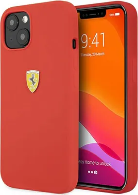 Image de Ferrari Fessihcp13Sre Iphone 13 Mini5,4 Czerwony/Red Hardcase Silicone