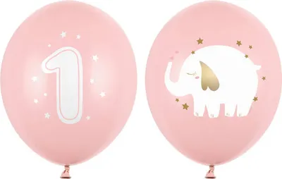 Produktbild von Ballons 30 cm, Roczek, Baby pink (1 VPE / 50 Stk.)