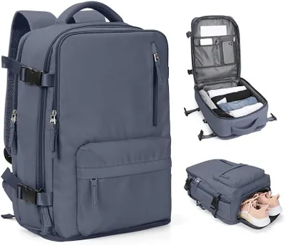 Produktbild von Reiserucksack 40x30x20 cm, für Flugzeug, wasserdicht, Laptop Rucksack, für Geschäftsreisen