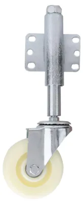 Immagine prodotto di Ruote girevoli ammortizzate - Ruote girevoli da 200 kg - Set di 4 ruote girevoli - Ruote girevoli con freno - Ruote girevoli per cancelli scorrevoli - - Rotelle per cancelli