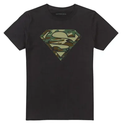 Image de Superman - T-shirt pour hommes/femmes, modèle unie, référence TV40949 (taille XXL), couleur noire