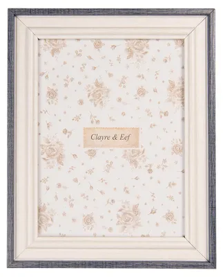 Produktbild von Clayre & Eef Bilderrahmen 15x20 cm Weiß MDF