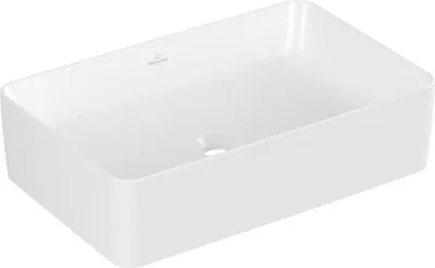 Produktbild von Villeroy & Boch Collaro Aufsatzwaschtisch 56 cm eckig ohne Überlauf, ohne Hahnloch