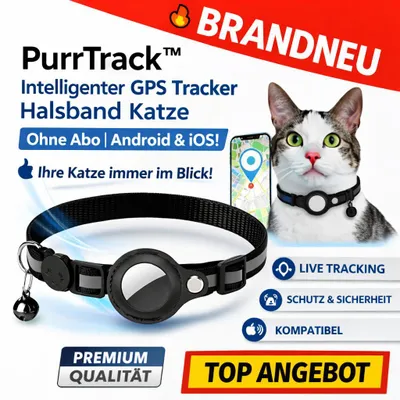 Zdjęcie produktu dla PurrTrack™ Intelligent GPS Tracker Collar Cat | Bez subskrypcji | Android i iOS! Dla Androida