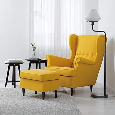 Produktbild von Fußhocker 60x40x44cm Skiftebo gelb