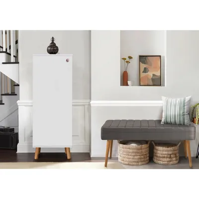 Produktbild von Skye Decor, Vegas White - 200 - 1501, Flurmöbel-Set, Weiß, 100 % MELAMINBESCHICHTETE SPANPLATTEN, 50 x 38 x 135 cm