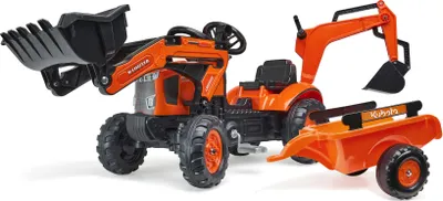 Produktbild von FALK - Kubota Trettraktor mit Lader, Bagger und Abstellgleis