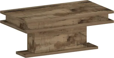 Produktbild von Couchtisch Dcampores, Wohnzimmer-Couchtisch, niedriges Aufbewahrungselement, Couchtisch, 100x55x42 cm, Ahorn