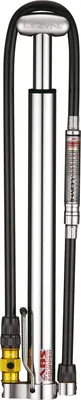 Lezyne Minipumpe CNC Micro Floor Drive HVG Fahrradpumpe/ silber-glänzend