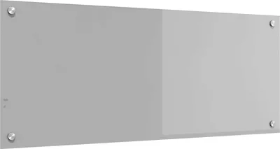 Produktbild von Küchenrückwand Hellgrau 100 x 40 cm Gehärtetes Glas