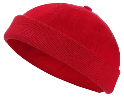 Produktbild von modAS Segler Cap Seemannsmütze – Docker Mütze Docker-Cap aus Baumwolle in Rot
