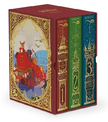 Produktbild von Harry Potter Books 1-3 Boxed Set (Minalima Edition) (Interactive Illustrated Edition)