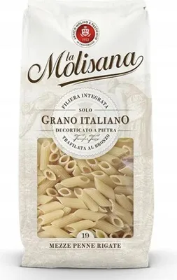 Obrázek produktu pro La Molisana Mezze Penne Rigate n.19 Italské krátké trubičkové těstoviny 500g