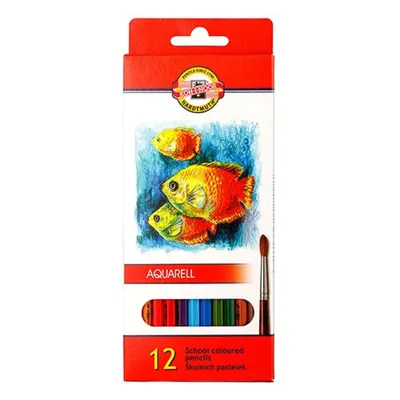 Immagine prodotto di Matite acquerellabili 12 colori Koh-i-noor