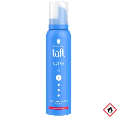 Produktbild von Taft Schaumfestiger Ultra starker für gestärktes Haar Halt 4 150ml