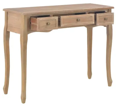 Produktbild von Beistelltisch mit 3 Schubladen Braun