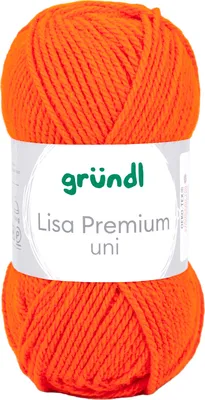 Produktbild von Wolle Lisa, 50g, 133m Orange