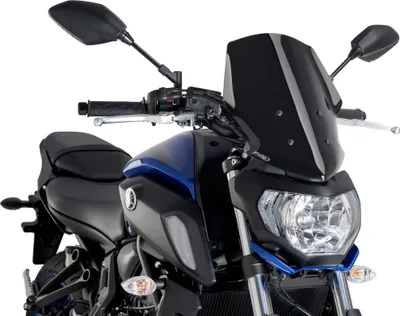 Obrázek produktu pro PUIG Naked touring screen black ABE schváleno pro Yamaha mt-07