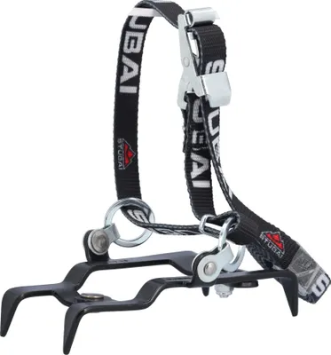 Produktbild von STUBAI Fußeisen Antislip | 4-zack mit Riemenbindung, 280 g | Rutschsicherung für Schuhe, für Outdoor- und Bergsportaktivitäten, Gletscherklettern, Hochgebirgstouren