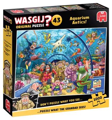Produktbild von Wasgij Original 43 - Wie ein Fisch im Wasser? (1000 Teile), 1000 Stück(e), Landschaft, 15 Jahr(e)
