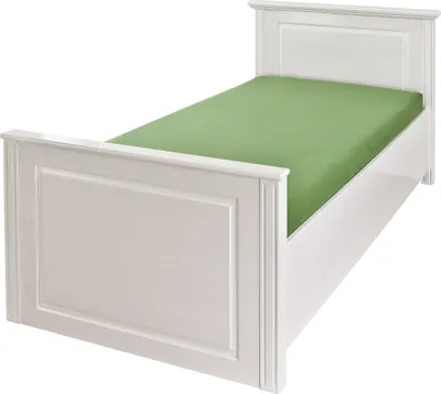Produktbild von Bett Einzelbett DANZ 5-90 Massivholz weiss 90 x 200