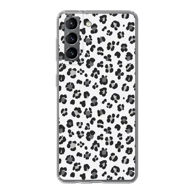 Produktbild von MuchoWow® Handyhülle Schutzhülle Hülle für Samsung Galaxy S21 Panther Druck - Grau - Abstrakt Silikon Softcase Handy Hülle - Softcase