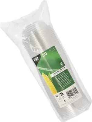 Produktbild von 500 Deckel für Eisbecher PLA rund Ø 7,5 cm · 3 cm