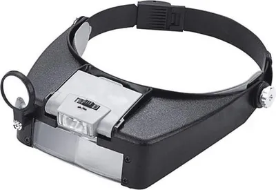 Zdjęcie produktu dla Lupy z podświetleniem LED - Okulary z lupą - Lupa jubilerska - Lupa nagłowna - 1.5X, 8.0X
