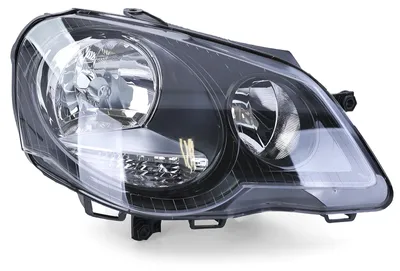 Obrázek produktu pro Přední světlomet, černý, pravý, pro VW Polo 9N3, rok výroby 2005-2009, také pro model GTI