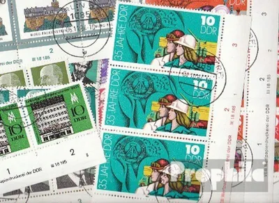 Produktbild von Briefmarken DDR 20 verschiedene Druckvermerke