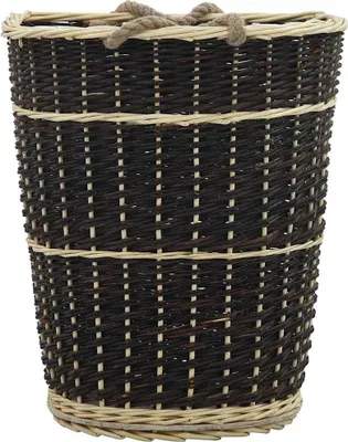 Obrázok produktu pre vidaXL Kôš na drevo s popruhom na prenášanie 50 x 44 x 58 cm Prírodná vŕba