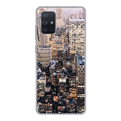 Produktbild von MuchoWow® Handyhülle Schutzhülle Hülle für Samsung Galaxy A51 New York - NYC - Amerika Silikon Softcase Handy Hülle - Schutzabdeckung