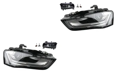 Immagine prodotto di Johns, set di fari adatto per Audi A4 8K 02/12- Xenon D3S + fendinebbia + lampadina 8K0941043C 8K0941043 8K0941044 8K0941044C 8K0941699 8K0941699B