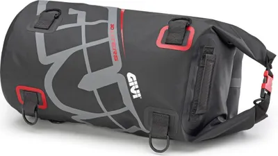 Image de Givi Rouleau à bagages EA114GR Easy-T Waterproof - 30 litres, gris-rouge
