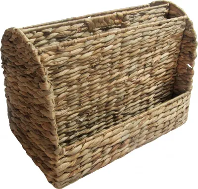 Produktbild von Zeitungsständer Ständer  Zeitschriften Organizer Halter Wasserhyazinthe Natur NEWS