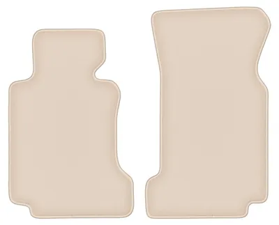 Produktbild von Velours-Fußmatten Vorne für BMW 7 E38 1994-2001 (Limousine) – 2-tlg, Beige, passgenau – Wielganizator FORTUNA