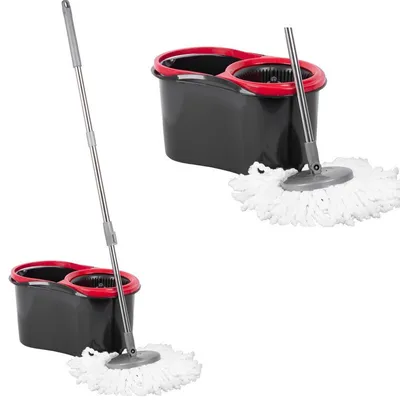 Produktbild von Rotačný mop na podlahy + vedro 13 lit., teleskopická násada