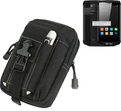Produktbild von K-S-Trade Gürtel Tasche kompatibel mit Blackview BV8000 Pro Gürtel-Tasche Holster Schutz-Hülle Handy Hülle Smartphone outdoor Handy-Hülle schwarz