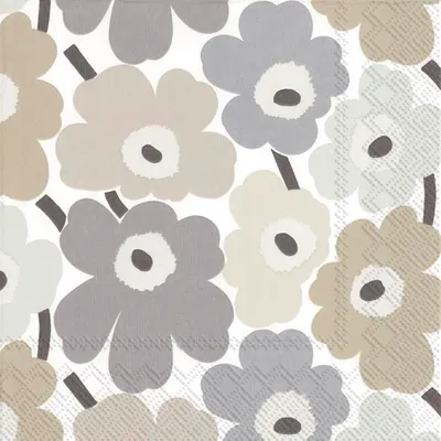 Produktbild von Mini Unikko Linen Lunch-Servietten L 552766