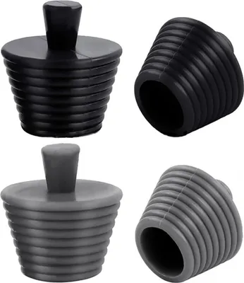 Produktbild von 4 Stück Badewannenstöpsel, Silikon-Waschbeckenstöpsel, Badezimmer-Abflussstöpsel, Universal-Wannenstöpsel, Spiral-Wannenstöpsel, für Badewanne, Küche, Waschbecken