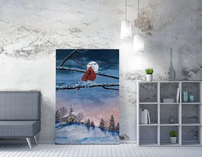 Produktbild von Wallity, WY259- CHB1073, Bunt, Leinwandbilder, 70 x 100 cm, 100% Leinwand