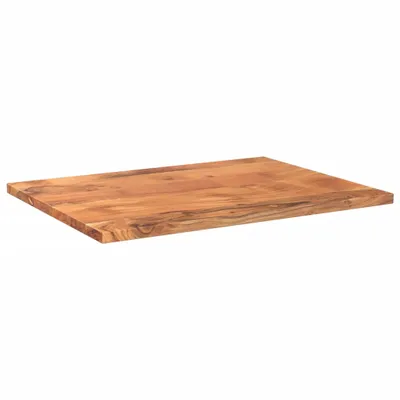 Immagine prodotto di Piano Tavolo 80x70x2,5 cm Rettangolare Legno Massello Acacia