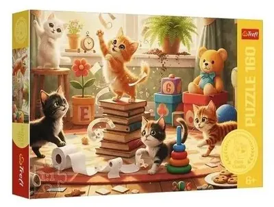 Zdjęcie produktu dla Puzzle 160 Kocie psoty TREFL