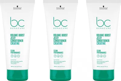 Produktbild von BC Bonacure Volume Boost Jelly Conditioner 3x200 ml