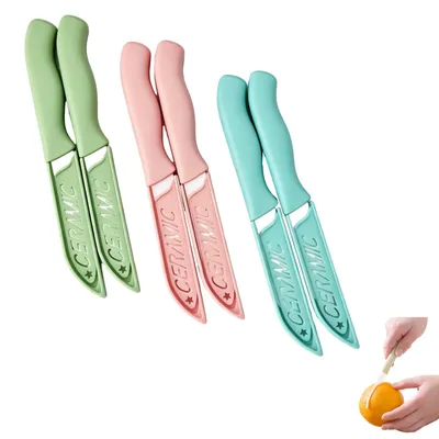 6-teiliges Keramik-Küchenmesser-Set, präzise, ergonomisch, langlebig