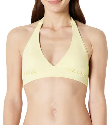 Produktbild von A. Essentials Damen Bikini-Oberteil mit Nackenband, Leichter Halt, Bademode, Hel