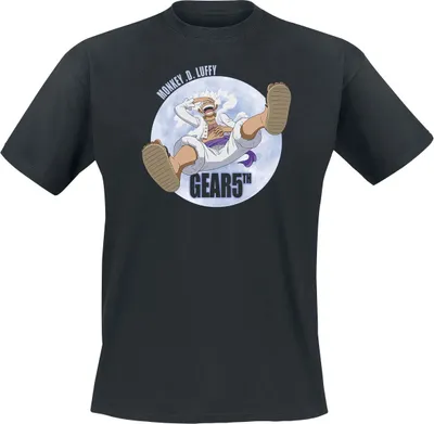 Produktbild von One Piece T-Shirt Herren Gear 5th schwarz XXL