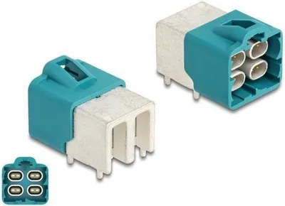 Produktbild von DELOCK HDMTD quad Stecker gewinkelt für PCB