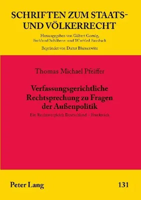Produktbild von Verfassungsgerichtliche Rechtsprechung zu Fragen der Außenpolitik