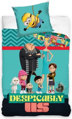 Produktbild von Lizenzierte Baumwollbettwäsche Minions 160x200